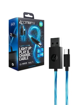 Cable Micro USB 4Gamers A Tipo Micro USB De 3 M