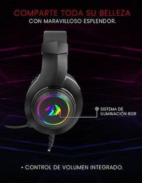 Audífonos gamer Redragon alámbricos
