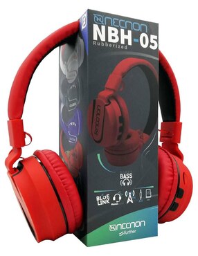 Audífonos On-Ear Necnon Nbh-05 alámbricos e inalámbricos