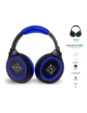 Audífonos Over-Ear Necnon Nbh-02 inalámbricos