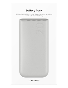 Batería portátil Samsung USB tipo C