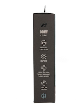 Cargador pared Stf USB tipo A + USB tipo C