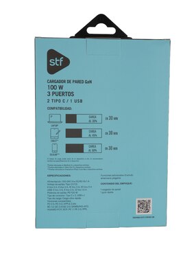 Cargador pared Stf USB tipo A + USB tipo C