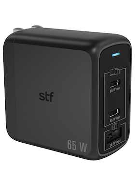 Cargador Pared STF De 65 W USB Tipo A + USB Tipo C