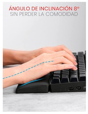 Mouse pad Redragon antideslizante con apoyo para muñeca