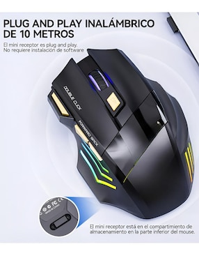 Mouse Gamer Inalámbrico Wünd w1415nd