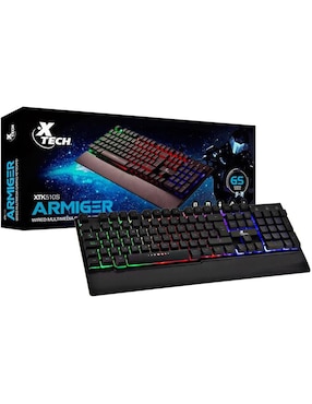 Teclado gamer conexión alámbrica Xtech Armiger