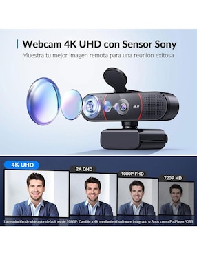 Webcam de 3840 px x 2160 px Emeet C960 4K
