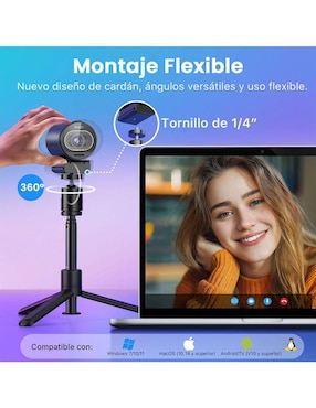 Webcam de 3840 px x 2160 px Emeet S600 KIT