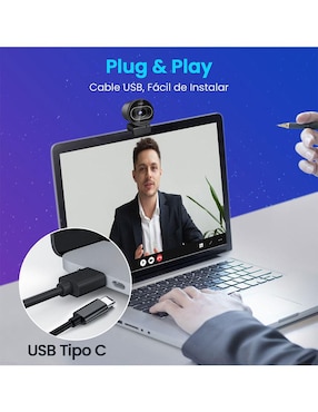Webcam de 3840 px x 2160 px Emeet S600