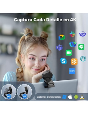 Webcam de 3840 px x 2160 px Emeet C950 4K