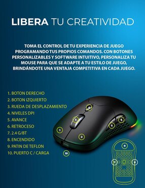 Mouse gamer Yeyian Shift 3