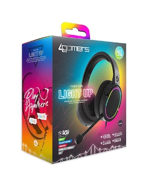 Audífonos gamer 4Gamers alámbricos