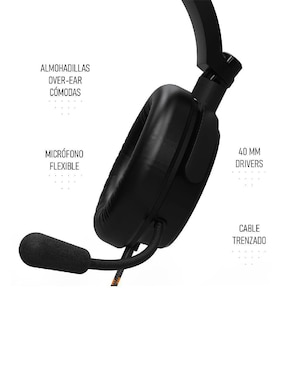 Audífonos gamer 4Gamers alámbricos
