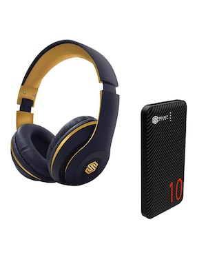 Audífonos de diadema Select Sound Bth024D+Pb10 alámbricos e inalámbricos con cancelación de ruido