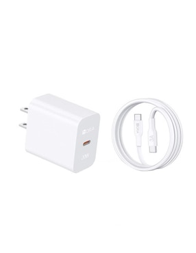 Cargador Pared 1 Hora De 20 W Lightning + USB Tipo C