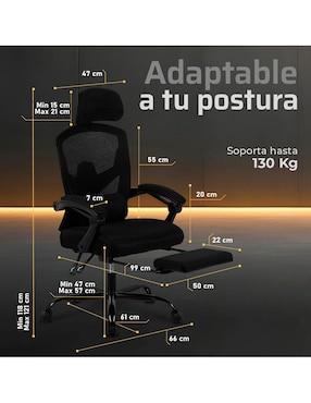 Silla gamer Bolt Nou Balam Rush