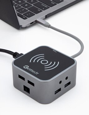 Hub Getttech Docking Station Thunderbolt USB C GHW-69401 de 10 contactos