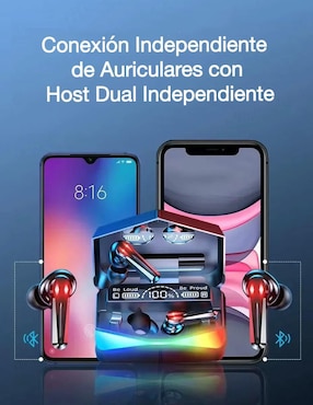 Audífonos In-Ear Contoysa M28 inalámbricos con cancelación de ruido