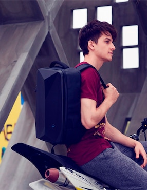 Mochila con portalaptop Machenike impermeable para hombre