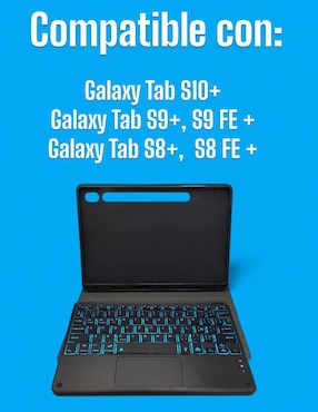 Funda para tablet Galaxy tab S10+ de 12.4" Teknet