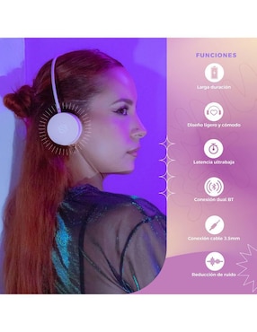 Audífonos On-Ear Binden Beyound Sunnyset alámbricos e inalámbricos
