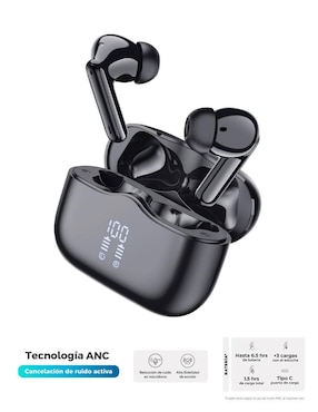 Audífonos In-Ear Binden Noizen Serenity inalámbricos con cancelación de ruido