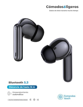 Audífonos In-Ear Binden Noizen Serenity inalámbricos con cancelación de ruido