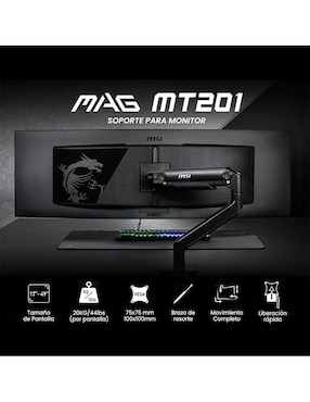 Soporte Msi para pantalla articulado 49 pulgadas