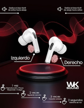 Audífonos In-Ear Wekome V05 inalámbricos