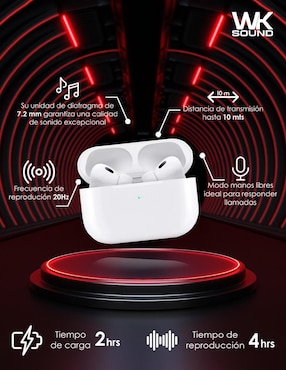 Audífonos In-Ear Wekome V05 inalámbricos