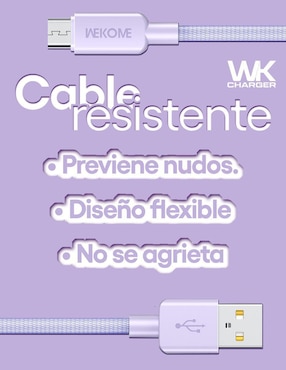 Cable USB C Wekome a tipo USB A de 1 m