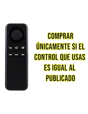 Control remoto para Smart TV Control Expert YMX-01 Amazon Fire Stick y Fire TV