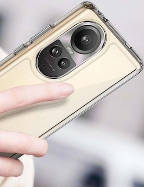 Funda para Oppo Reno10 Pro Hybrid Clear de TPU
