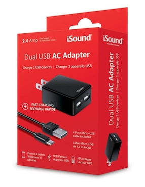 Cargador pared Isound USB tipo A