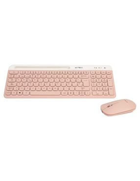 Mouse y teclado Acteck Virtuos Silk MK720 Rosa