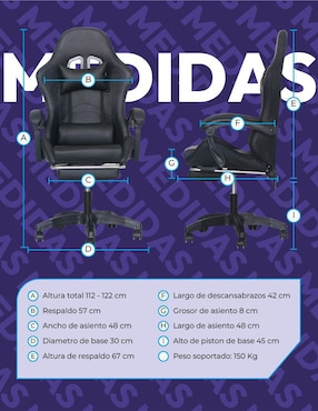 Silla gamer Raven Titano