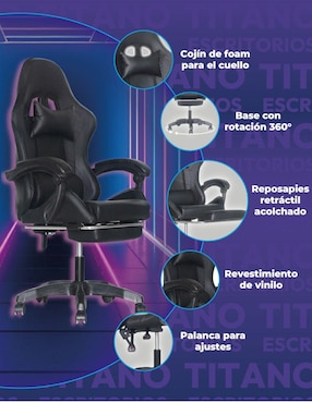 Silla gamer Raven Titano
