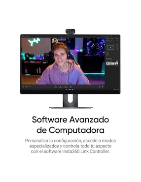 Webcam de 3840 px x 2160 px Insta360 Link 2C