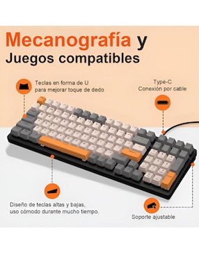 Teclado conexión inalámbrica Wünd