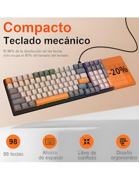 Teclado conexión inalámbrica Wünd