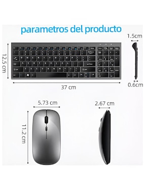 Teclado conexión inalámbrica Wünd