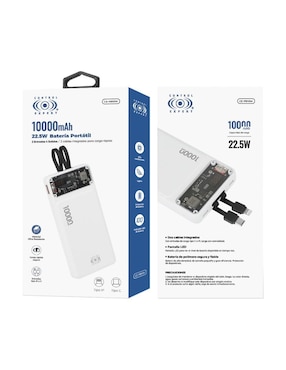 Batería portátil CONTROL EXPERT 10000 mAh CE-PB10