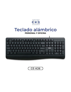 Teclado conexión alámbrica Control Expert CE-K26