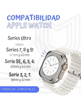 Correa para smartwatch Mamá Pulpo de silicón