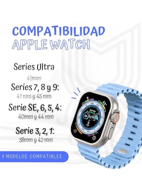 Correa para smartwatch Mamá Pulpo de silicón