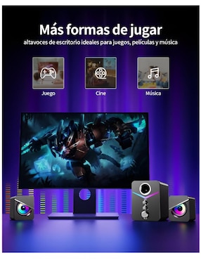 Set de bocinas Wünd alámbrica