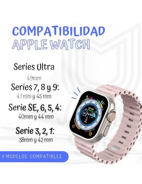 Correa para smartwatch Mamá Pulpó de silicón