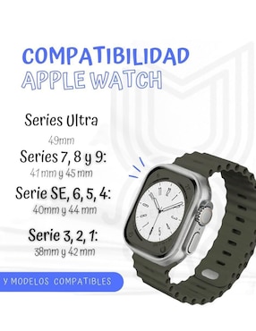 Correa para smartwatch Mamá Pulpó de silicón
