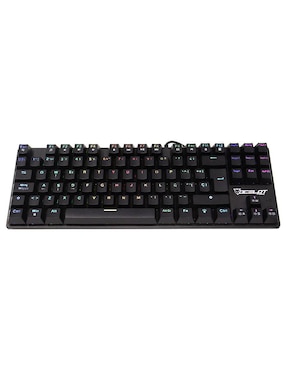 Teclado gamer retroiluminado español Ocelot Gaming OK-TKL2